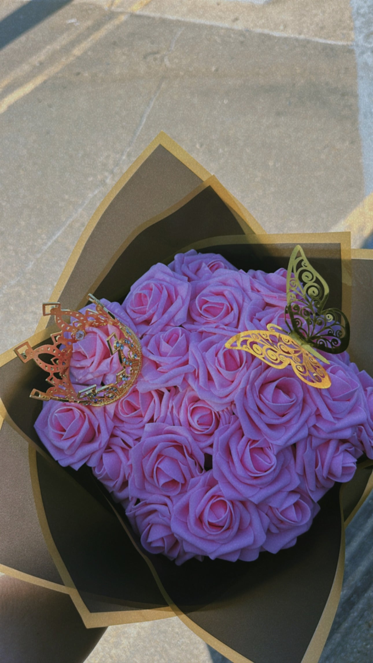 Ramo de rosas artificiales de espuma 25 rosas