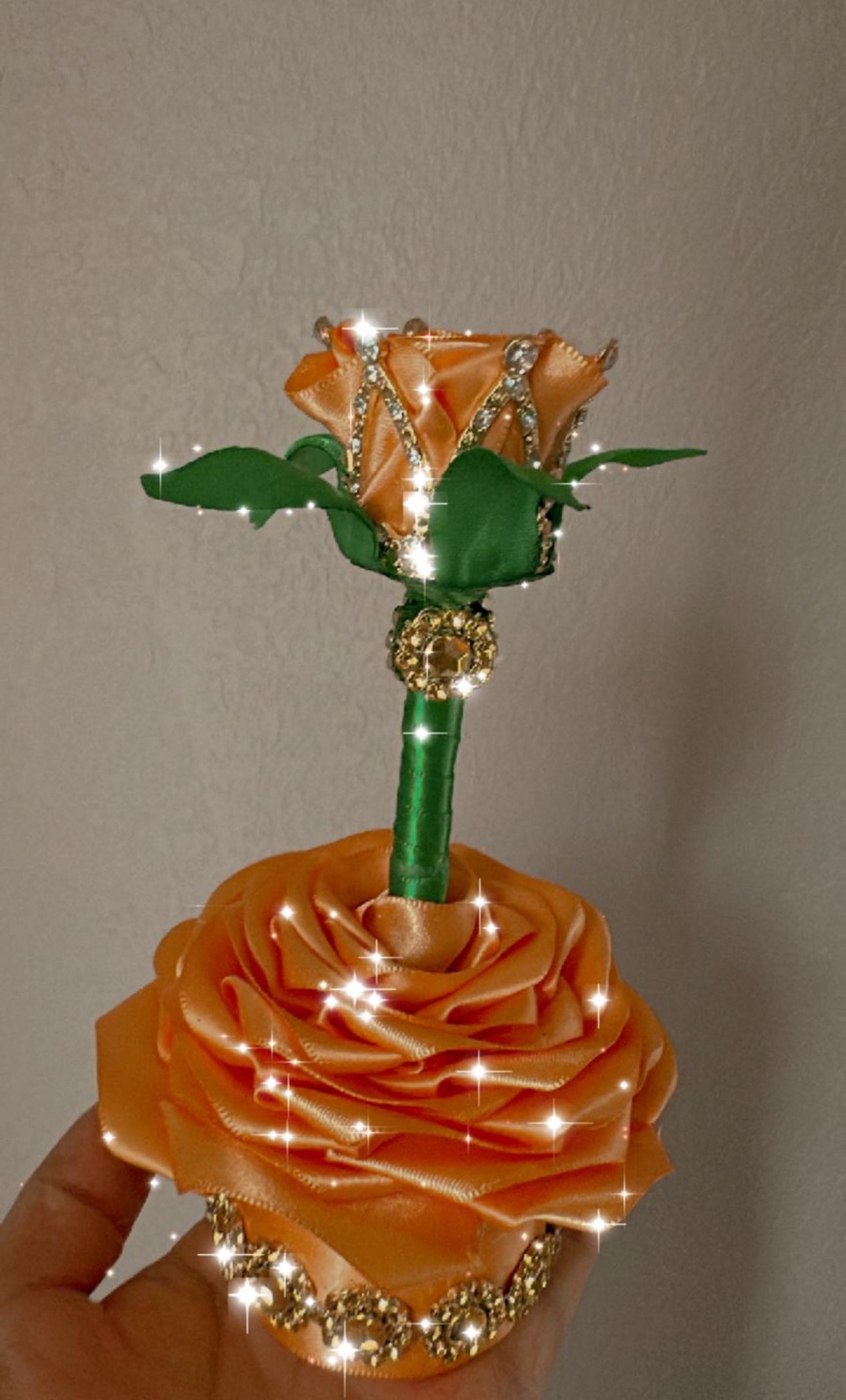 Lapicero con rosa eterna