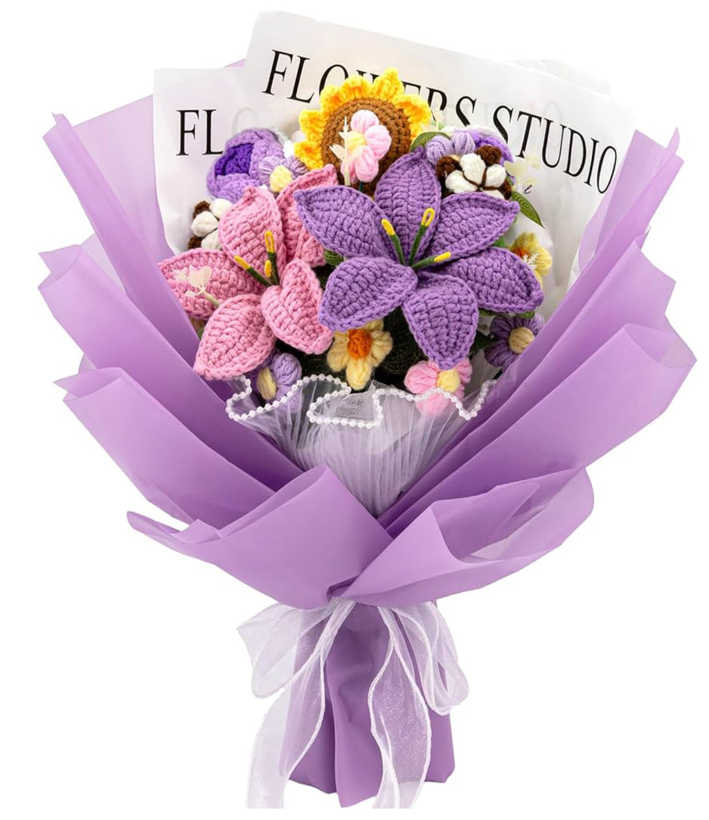 Ramos de crochet 14 flores